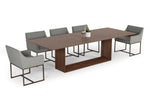 Channa - Modern Walnut Dining Table by VIG Furniture - View 4