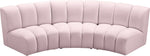 Infinity - 3 Piece Velvet Modular Sectional