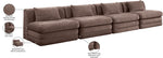Stellar - 4 Piece Upholstered Modular Sectional
