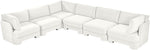 Hammond - Velvet Performance Fabric Upholstered 6 Piece Corner Sectional