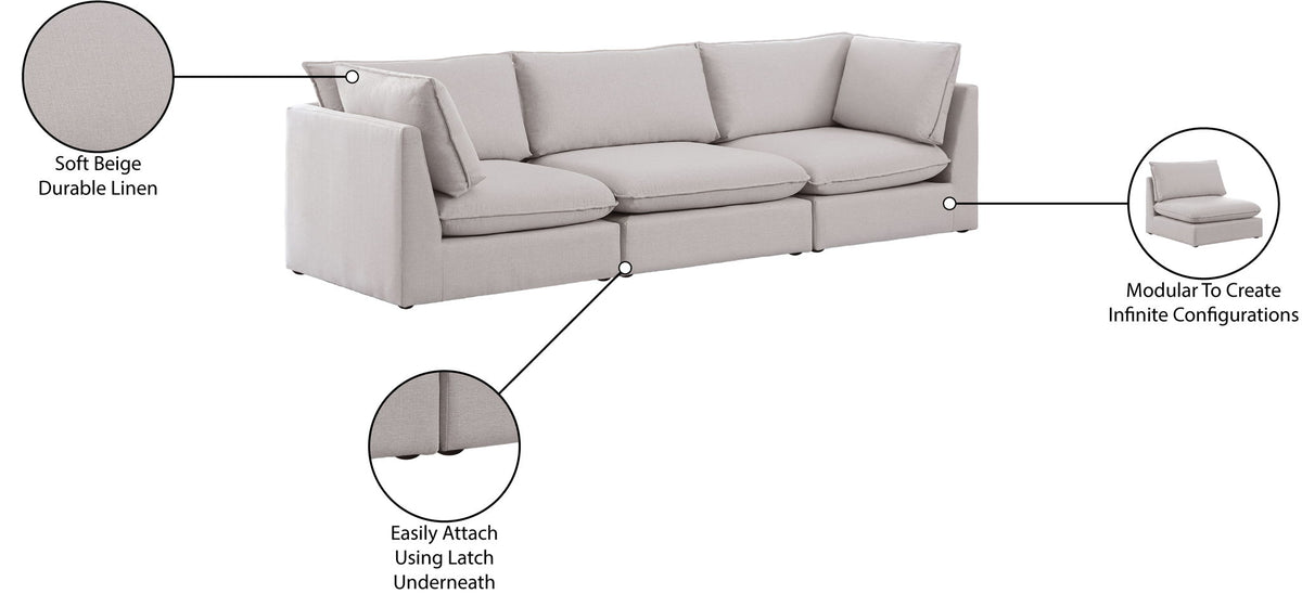 Mackenzie - Modular Sofa 3 Seats