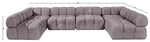 Orin - U-Shaped Velvet 6 Piece Modular Sectional