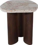 Puglia - Marble Top And Oak Wood Base Table