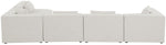 Cube - Linen 5 Piece Modular Sectional