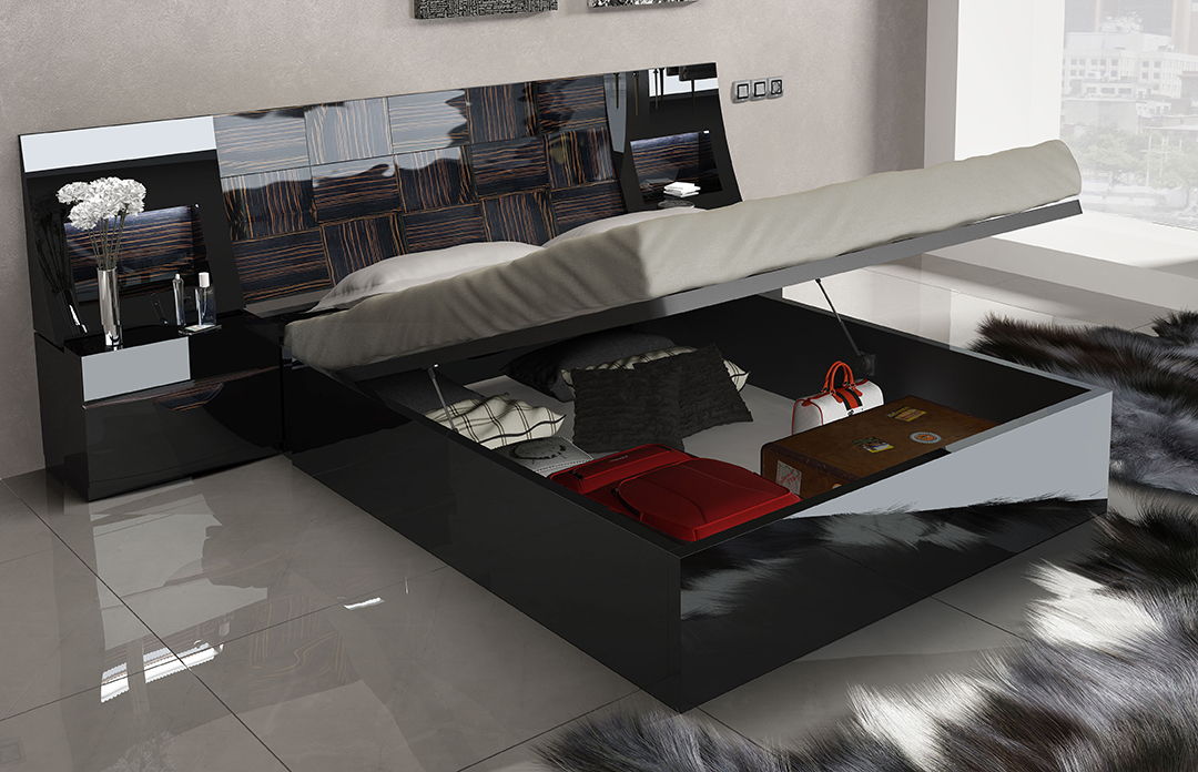 Marbella - Nightstand - Black