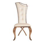 Bonnie - Beige Velvet & Rose Gold Dining Chair (Set of 2) by VIG Furniture - View 9