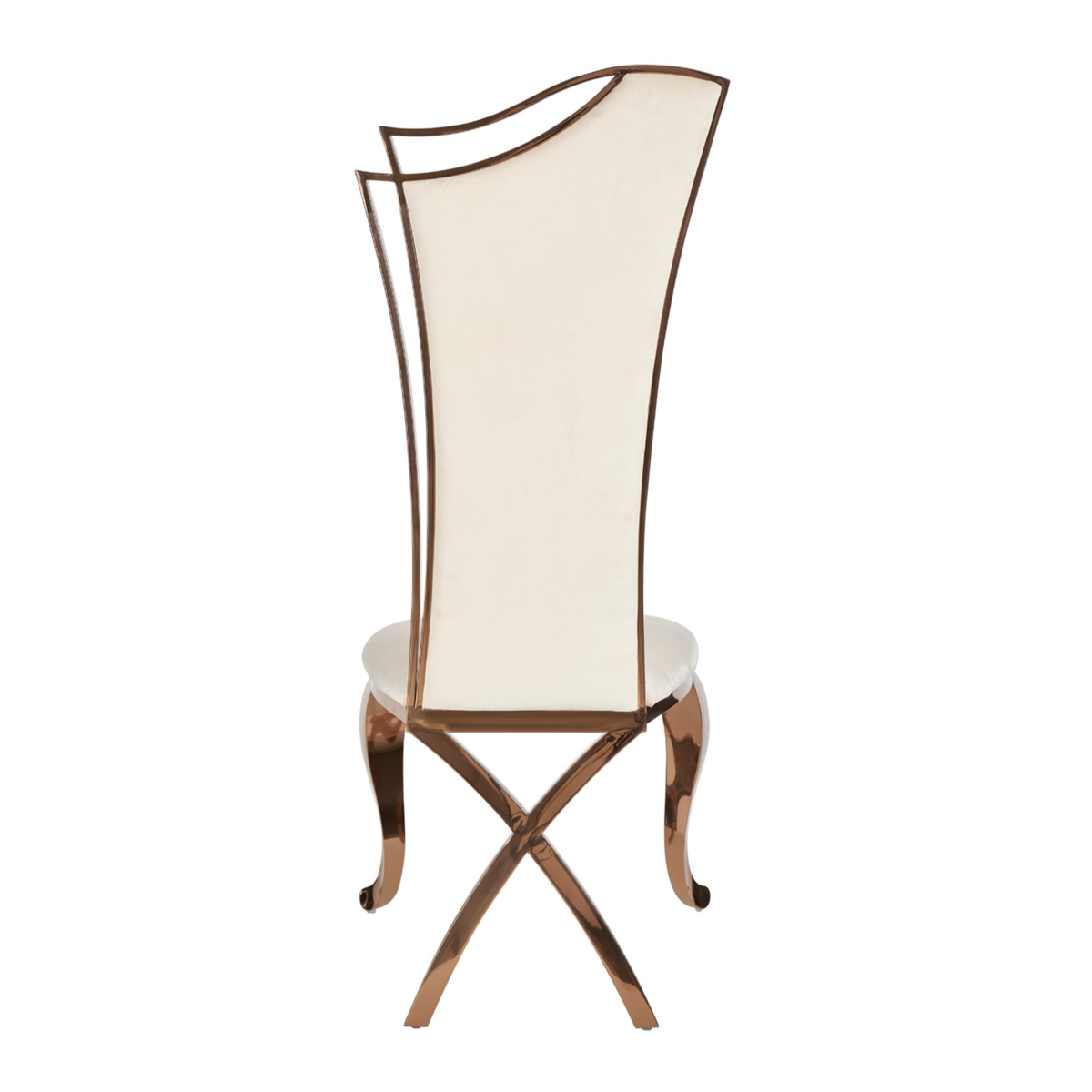 Bonnie - Beige Velvet & Rose Gold Dining Chair (Set of 2) by VIG Furniture - View 12