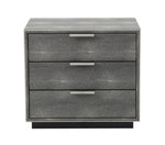 Dynasty - Modern Shagreen Three Drawer Nightstand by VIG Furniture - View 1