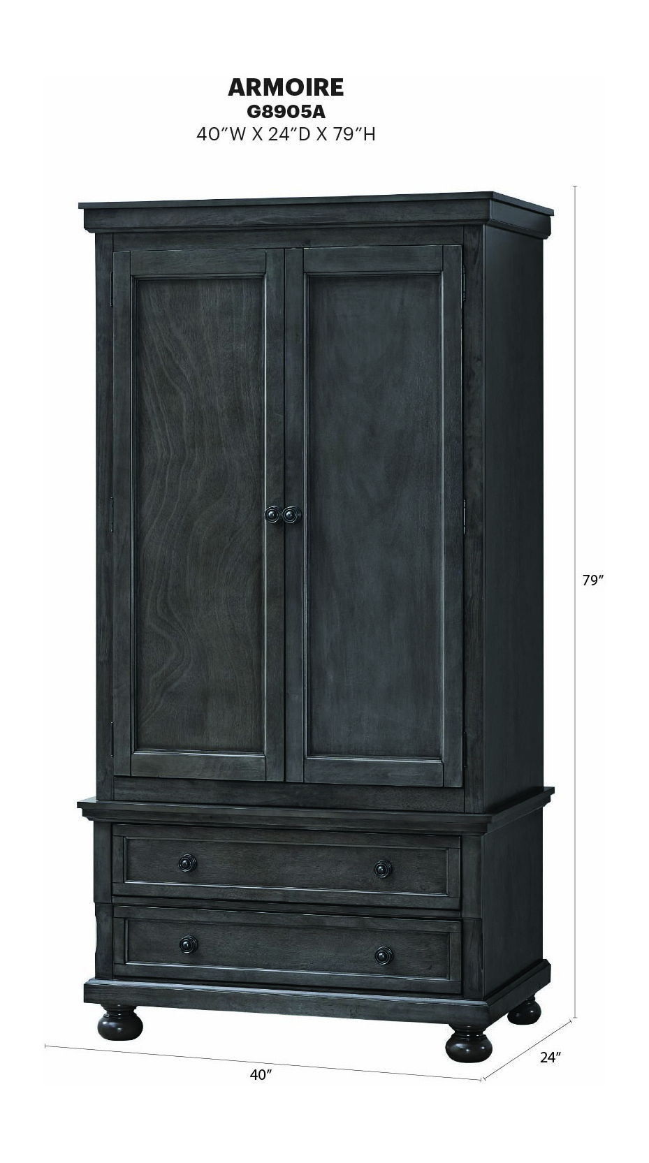 Glory Furniture - Meade - Armoire