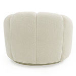 Gadson - Contemporary White Sherpa Swivel Chair Accent Chair by VIG Furniture - View 4