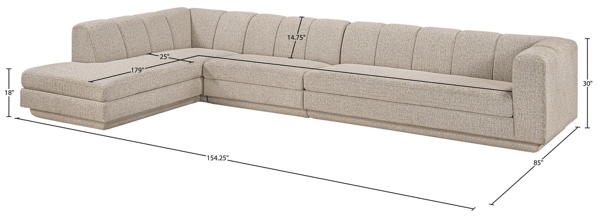 Modari - Sectional - Beige