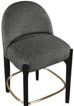 Torino - Counter Stool With Brushed Black Base