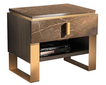 Essenza - Accent Nightstand - Dark Brown