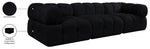 Orin - Velvet Performance Fabric Upholstered 3 Piece Modular Sofa
