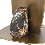 Rock Formation - Accent Table - Bronze / Black