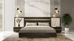 Velondra - Queen Modern Eucalypto + Marble Bedroom Set
