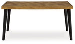 Blondon - Rectangular Drm Table Set (Set of 7) - Brown / Black