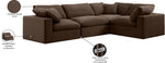 Comfy - 4 Piece Velvet Modular Sectional