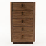 Chelton- Contemporary Walnut and White Ceramic Chest by VIG Furniture - View 1