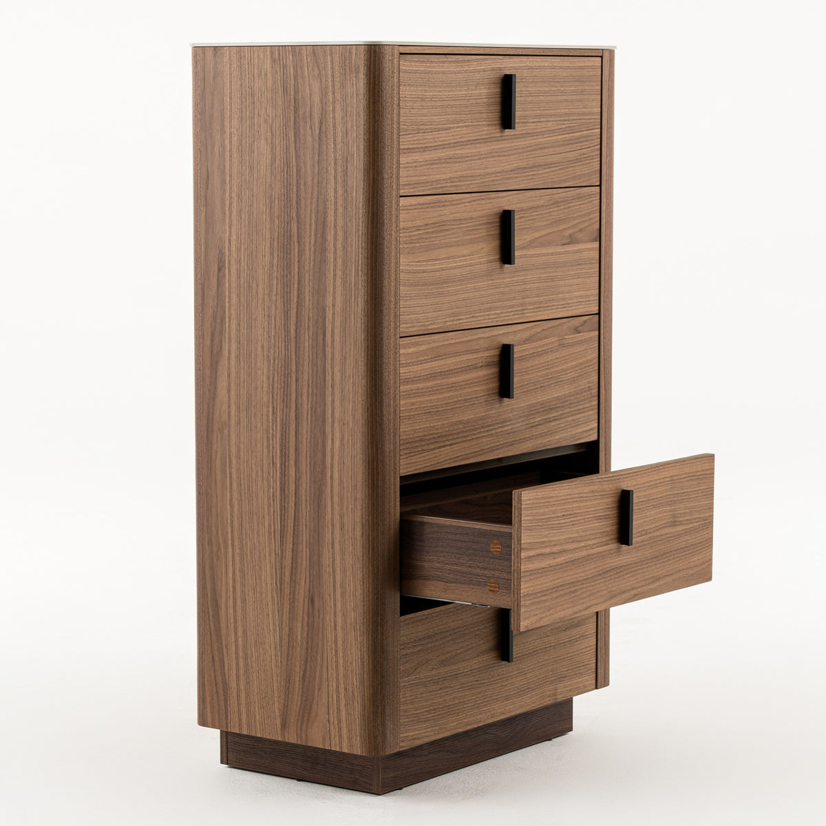 Chelton- Contemporary Walnut and White Ceramic Chest by VIG Furniture - View 4