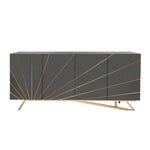 Katzu- Modern Grey and Rose Gold Buffet by VIG Furniture - View 1
