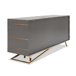 Katzu- Modern Grey and Rose Gold Buffet by VIG Furniture - View 4