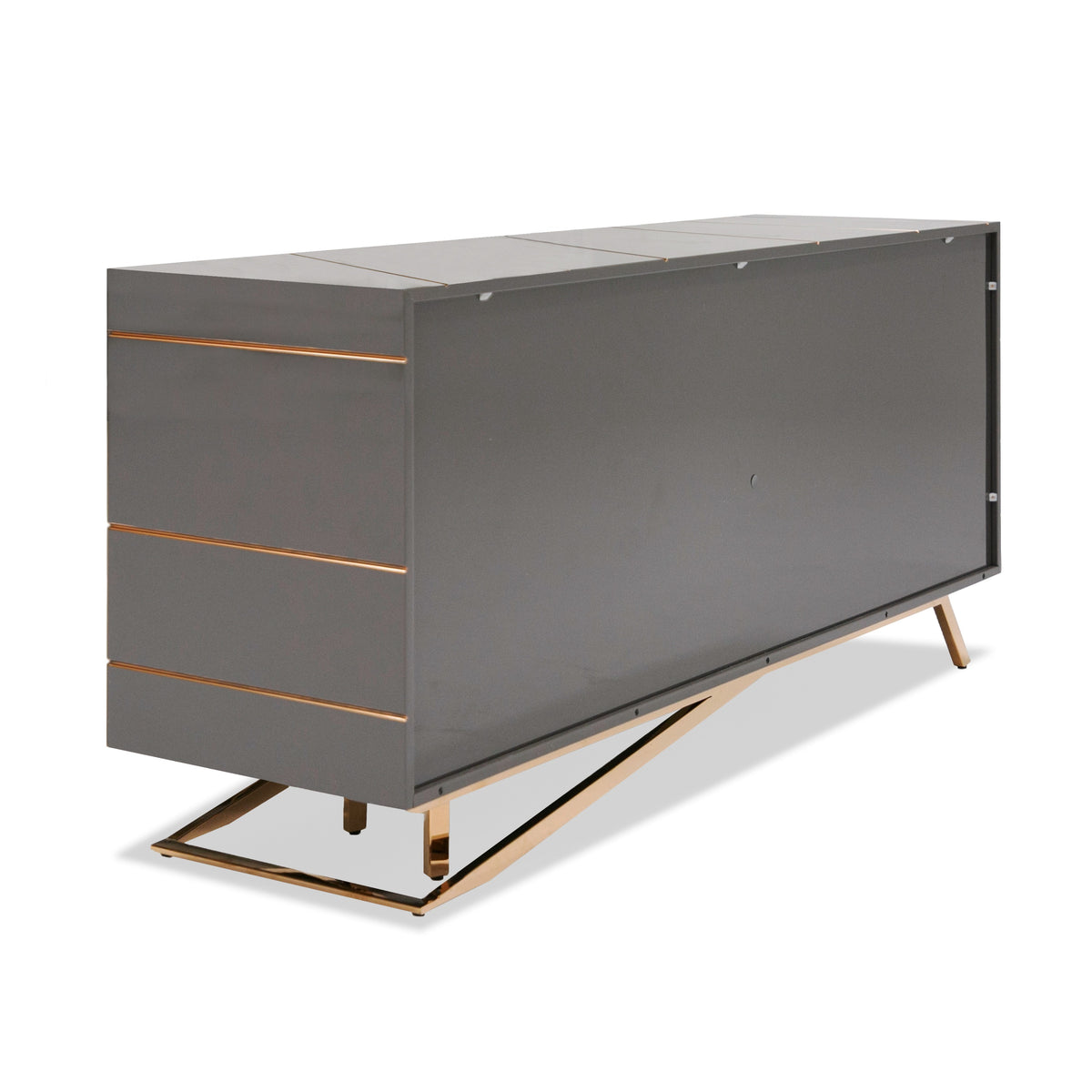 Katzu- Modern Grey and Rose Gold Buffet by VIG Furniture - View 4