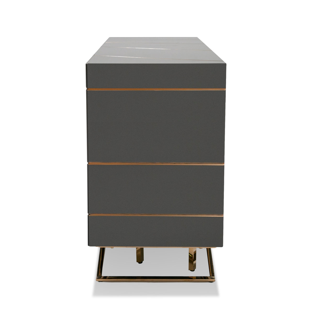 Katzu- Modern Grey and Rose Gold Buffet by VIG Furniture - View 5