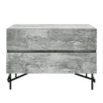 Aria - Italian Modern Multi Grey with texture Nightstand by VIG Furniture - View 1