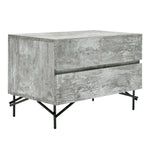 Aria - Italian Modern Multi Grey with texture Nightstand by VIG Furniture - View 4