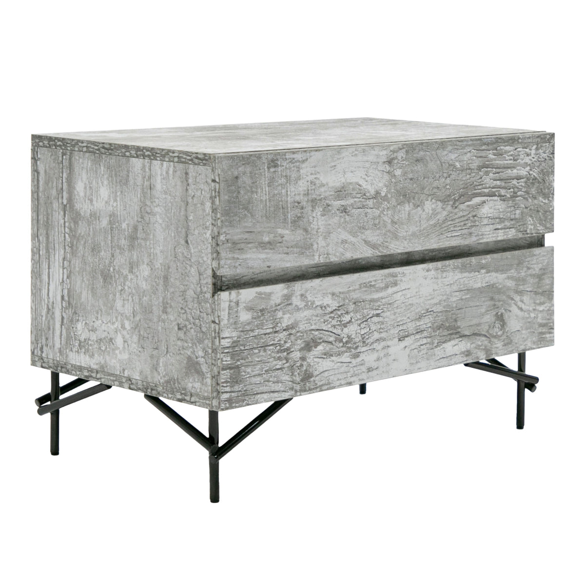 Aria - Italian Modern Multi Grey with texture Nightstand by VIG Furniture - View 4