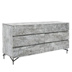 Aria - Italian Modern Multi Grey with texture Dresser by VIG Furniture - View 4