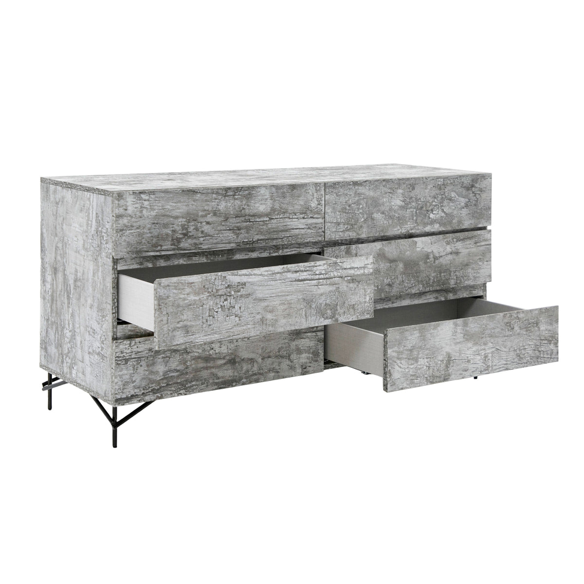 Aria - Italian Modern Multi Grey with texture Dresser by VIG Furniture - View 5