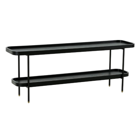 Mitchell - Black Iron Console Table by VIG Furniture - View 1