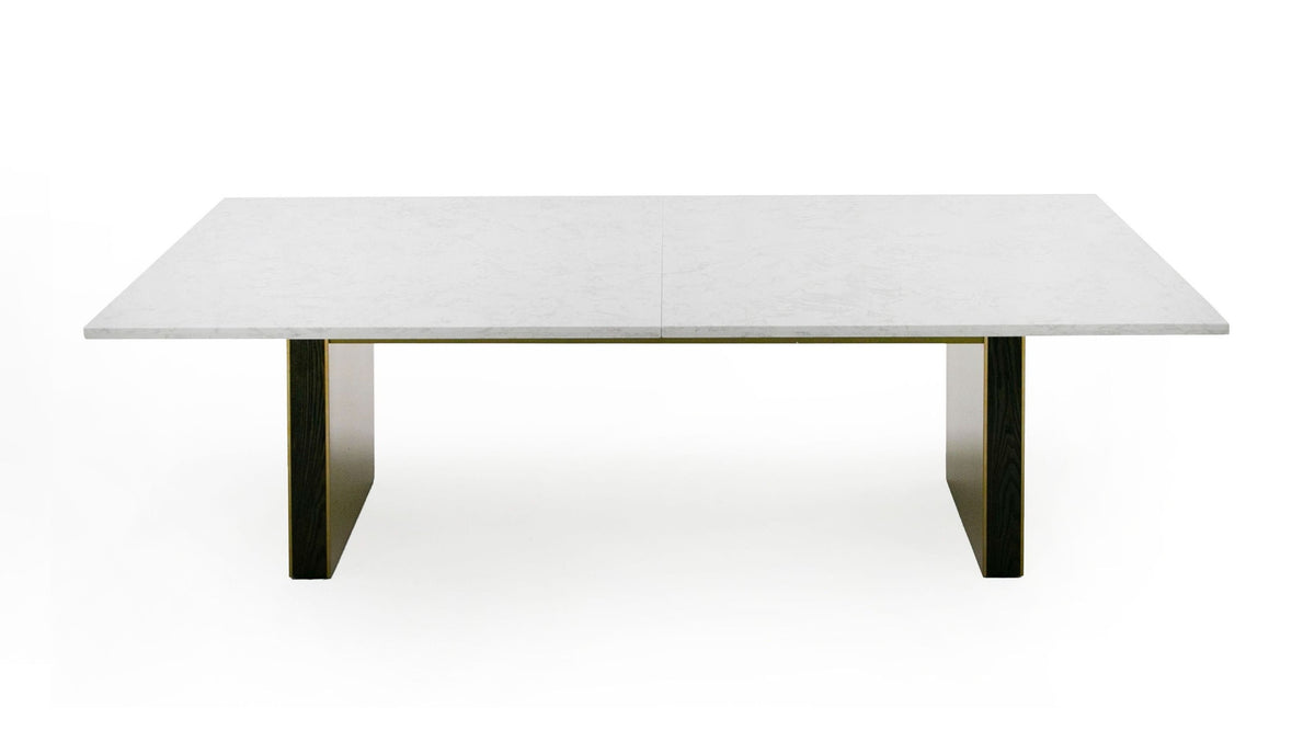 Auer - White Marble & Gold Dining Table by VIG Furniture - View 5