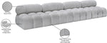 Ames - 4 Seat Modular Armless Sofa