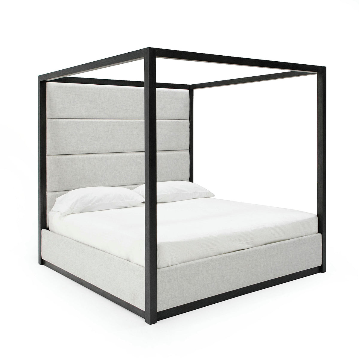 Manhattan- Contemporary Canopy Grey Bedroom Set by VIG Furniture - View 3