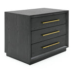Manhattan - Contemporary Grey and Gold Nightstand by VIG Furniture - View 4