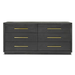 Manhattan- Contemporary Grey and Gold Dresser by VIG Furniture - View 1