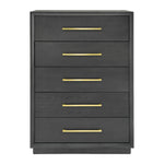 Manhattan- Contemporary Grey and Gold Chest by VIG Furniture - View 1
