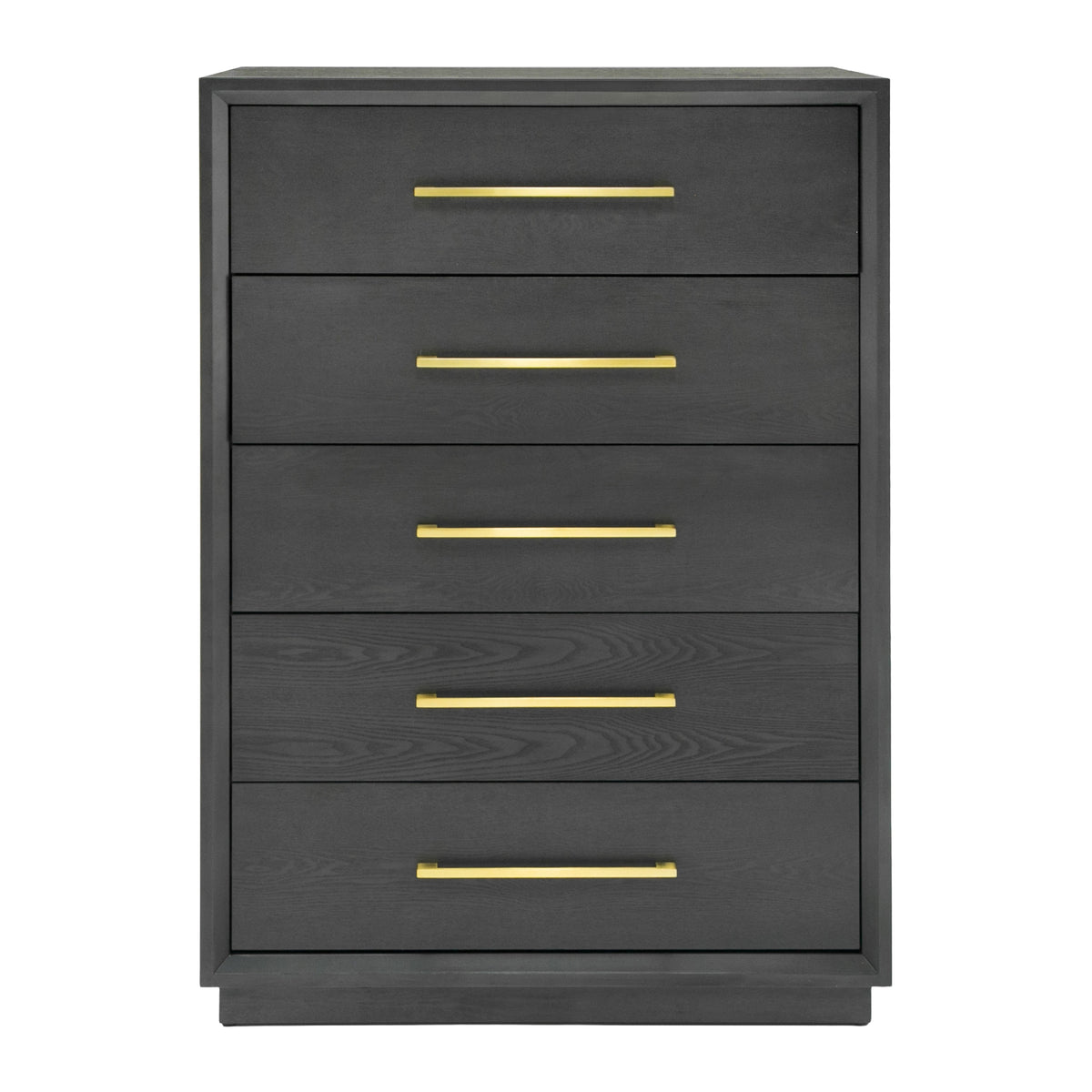 Manhattan- Contemporary Grey and Gold Chest by VIG Furniture - View 1