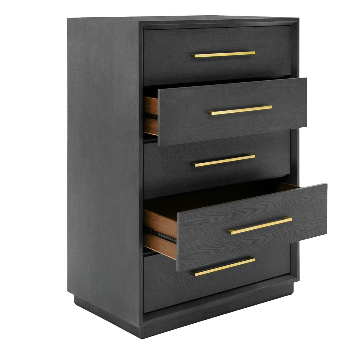 Manhattan- Contemporary Grey and Gold Chest by VIG Furniture - View 5