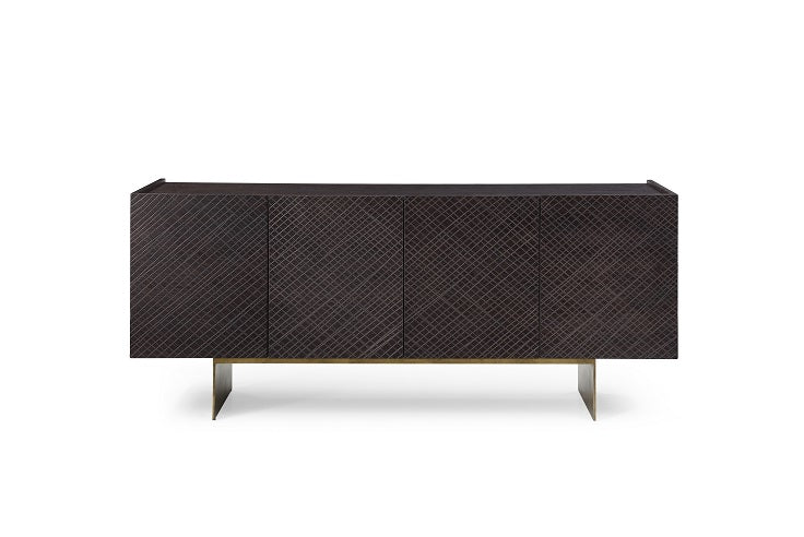 Gerald- Modern Brown Ash and Antique Cooper Buffet by VIG Furniture - View 1