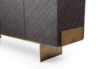 Gerald- Modern Brown Ash and Antique Cooper Buffet by VIG Furniture - View 4