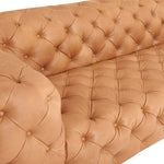 Dexter - Transitional Camel Full Italian Leather Tufted Sofa by VIG Furniture - View 6