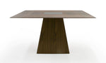 Cora- Modern Walnut and Black Tempered Glass Dining Table by VIG Furniture - View 10