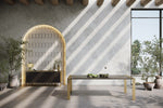 Fauna - Modern Wenge and Brass Dining Table by VIG Furniture - View 2