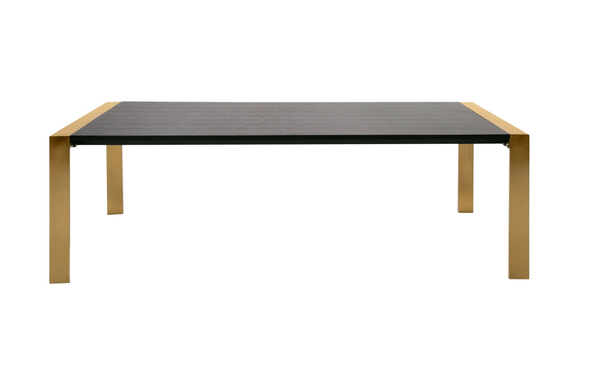 Fauna - Modern Wenge and Brass Dining Table by VIG Furniture - View 10