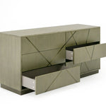 Nixa - Modern Wide Birch + Brushed Bronze Dresser by VIG Furniture - View 8
