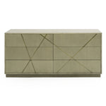 Nixa - Modern Wide Birch + Brushed Bronze Dresser by VIG Furniture - View 1